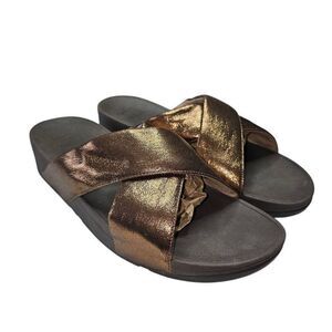 Fitflop Metallic Bronze Sandals